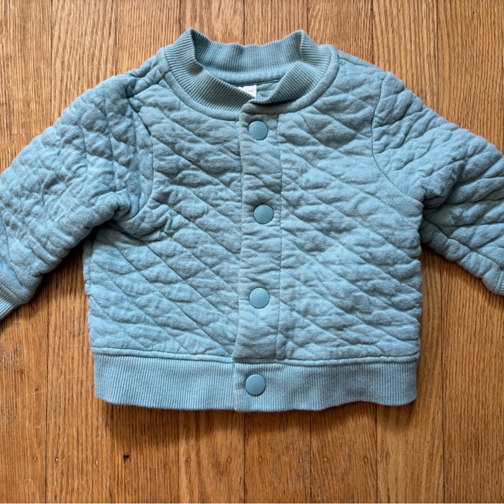 Hanna Andersson Light Blue Quilted Jacket